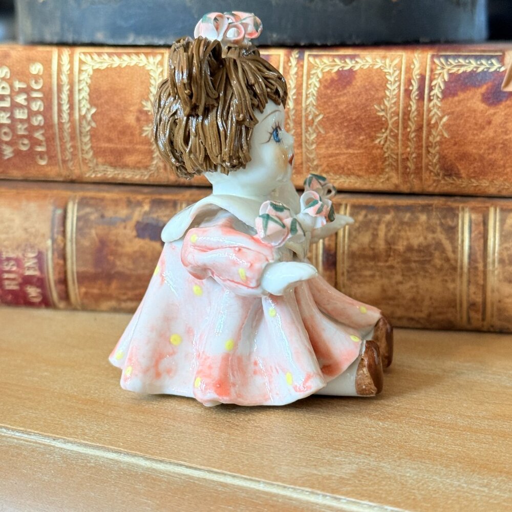 Italian Lino Zampiva Spaghetti Hair Doll Figurine - Picture 6 of 15